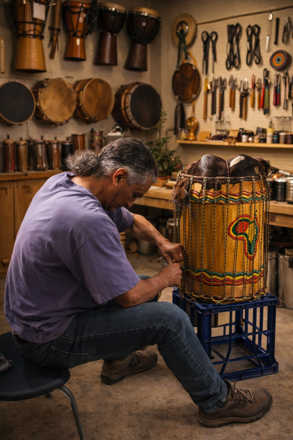 Philippe_Lincy African drums